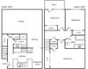 3 Bed 1.5 Bath